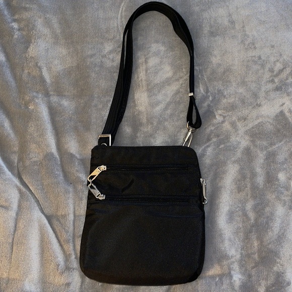 Travelon RFID Anti-Theft Slim Double Zip Crossbody - Picture 1 of 4